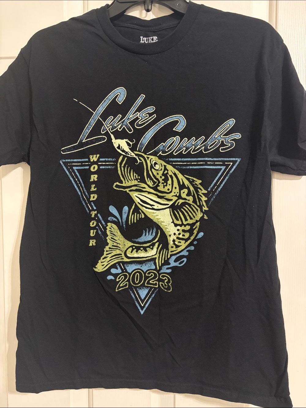 Luke Combs 2023 World Tour Cotton Tshirt Concert Merch